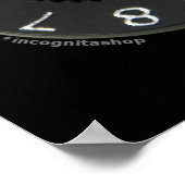 Opgericht op 11 (geen tekst) poster (Hoek)