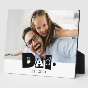 Opgerichte Vader Jaar Aangepaste Foto Cadeau voor Fotoplaat