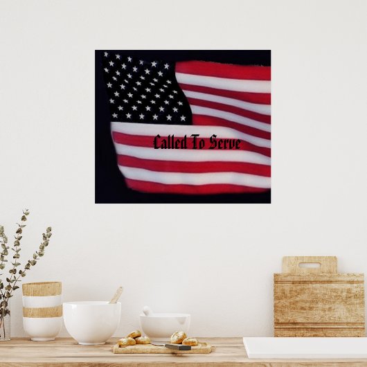 opgeroepen om poster te dienen (Keuken)