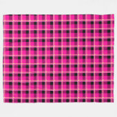 Opgerold, zwart en geel fleece deken (Voorkant (Horizontaal))