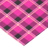 Opgerold, zwart en geel tafelkleed (Gekanteld)