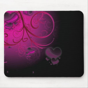 Opgerolde harswirlmousepad muismat