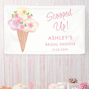 Opgeschepte Bruiloft Bruidsboeket Bloemen Spandoek