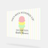 Opgeschepte Ijs Bruidsshowers Acryl Bord (Hoek)