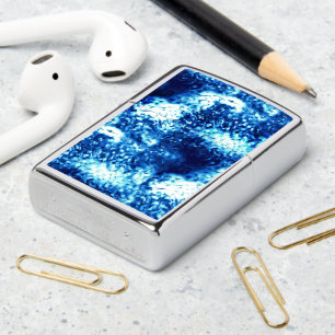 Opgeslagen blauw ziet er uit als gevorst glas