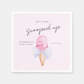 Opgeslagen Bridal Shower-uitnodiging Servet (Voorkant)