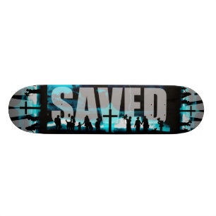 Opgeslagen Christelijk Logo Skateboard dekskateboa