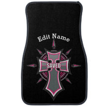 OPGESLAGEN Christelijk roze kruis