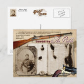 Opgeslagen door de Bijbel. Briefkaart (Voorkant / Achterkant)