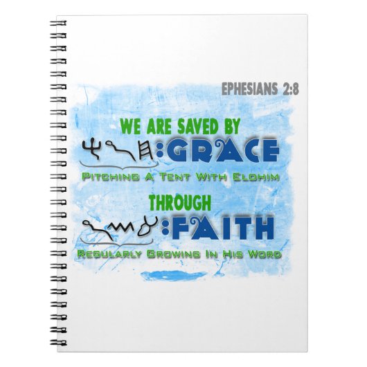 Opgeslagen door Grace door Faith Notitieboek (Voorkant)