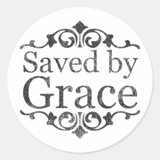 Opgeslagen door Grace Vintage Ronde Sticker