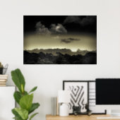 Opgeslagen in de cloud poster (Thuiskantoor)