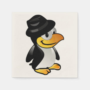 OPGESLAGEN PENGUIN SERVETTEN
