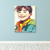 Opgespannen Canvas Print (Insitu (Houten vloer))