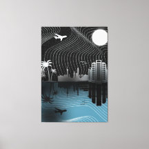 Opgespannen canvasprint