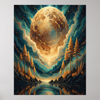 Opgespannen Canvasprint Poster