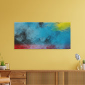 Opgespannen canvasprint Ruimte rook Canvas Afdruk (Insitu (Woonkamer))