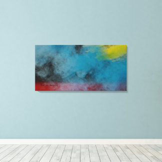 Opgespannen canvasprint  Ruimte rook  Canvas Afdruk
