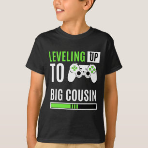 Opgestegen tot grote neef game controller gamer Ki T-shirt