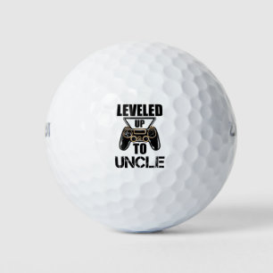 Opgestegen tot Oom Nieuw Oom T-Shirt Nieuw Oom Golfballen
