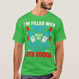 Opgetapt met wodka t-shirt