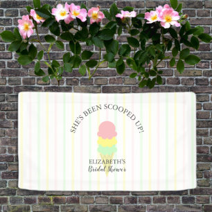 Opgetrokken Ice Cream-Vrijgezellenfeest Spandoek