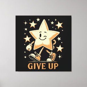 Opgeven Canvas Afdruk
