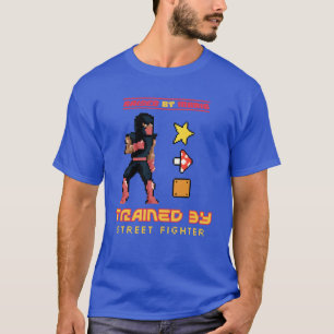 Opgevoed door Mario, Getraind door Street Fighter T-shirt