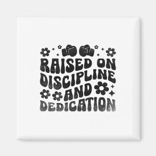 Opgevoed met Discipline en Toewijding Boxer Sport Magneet