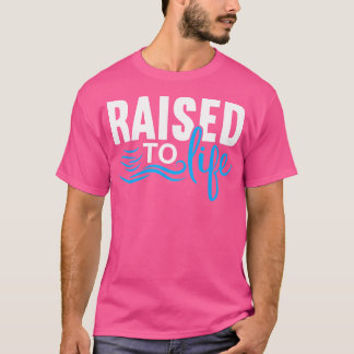 Opgewekt tot het leven Doop Jezus Christelijk T-shirt