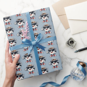 Opgewonden Koffiekop Cadeaupapier