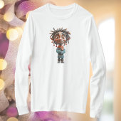 Opgewonden tiener kerst elf vrouwen T-shirt