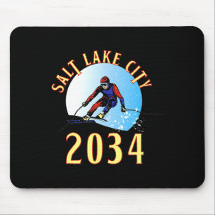 Opgewonden voor 2034 voor salt lake city utah muismat