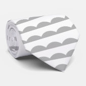 Opgezette strepen stropdas (Opgerold)