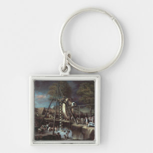 Opgraving van de Mastodon, 1806 Sleutelhanger