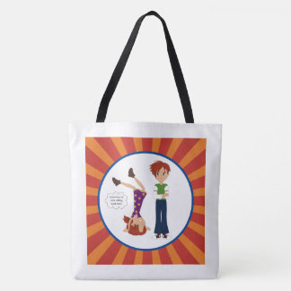 Opgroeien met Abbey en Sam The Shreds Canvas tas