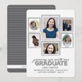 Opgroeien met afstudeer aankondiging (Voorkant / Achterkant)