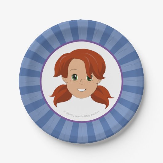 Opgroeien met Bord van Abbey en Sam Party (Abbey) (Voorkant)