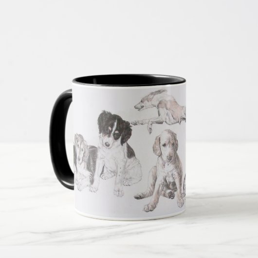 Opgroeien Saluki Mok (Voorkant links)