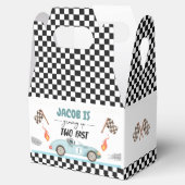 Opgroeien twee snelle race auto jongen tweede verj bedankdoosjes (Geopend)