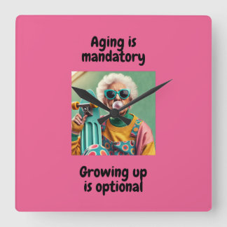 Opgroeien Vierkante Klok