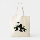Opgroeiende Panda Tote Bag (Achterkant)