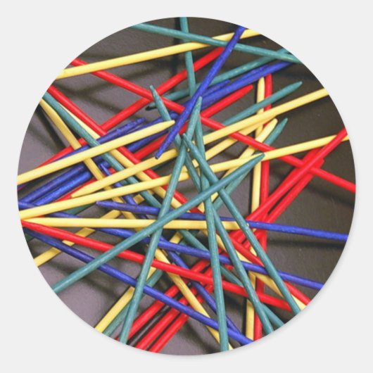 Ophaalsticks Ronde Sticker (Voorkant)