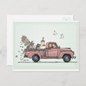  ophaalwagen briefkaart (Voorkant / Achterkant)