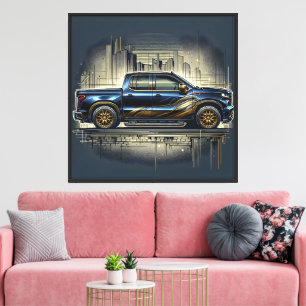 Ophaalwagen Canvas Afdruk