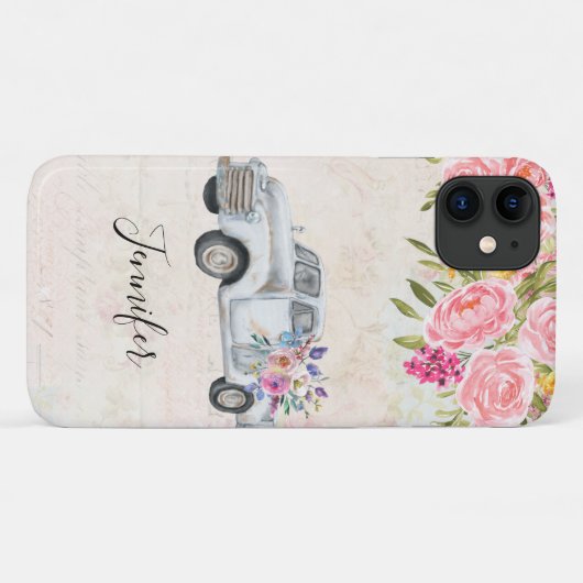 ophaalwagen Rustige Waterverf Case-Mate iPhone Case (Achterkant (horizontaal))