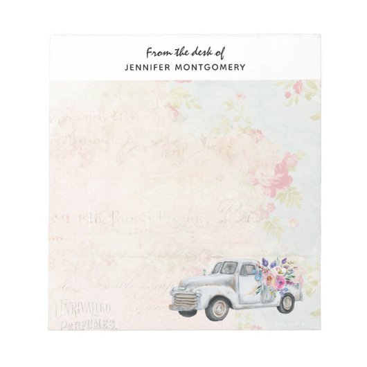 ophaalwagen Rustige Waterverf Notitieblok (Voorkant)