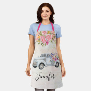  ophaalwagen Rustige Waterverf Schort