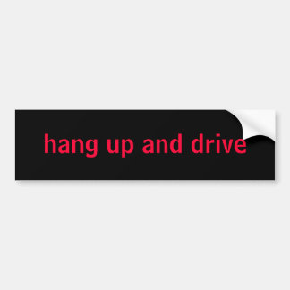 ophangen en autorijden sticker