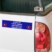 Ophangen en rijden! bumpersticker (Op Truck)